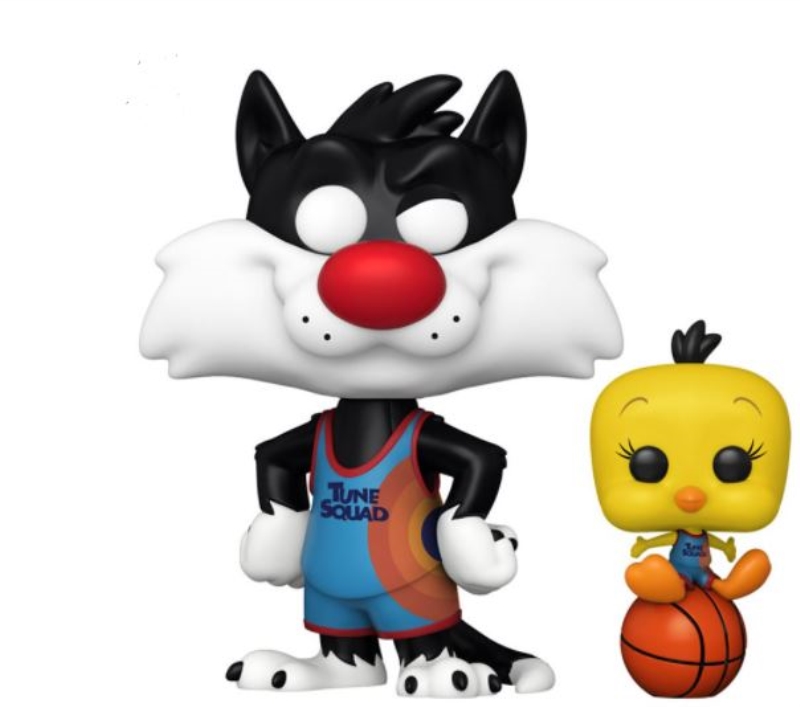 FUNKO ACTION FIGURES FUNKO POP SPACE JAM 2: SYLVESTER & TWEETY FUNKO ACTION FIGURES FUNKO POP SPACE JAM 2: SYLVESTER & TWEETY